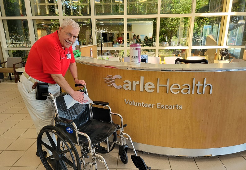 Volunteer escorts share the importance of giving their time to help others