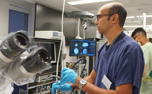 Neurosurgery residents, fellows, medical students, and experts come together to advance learning