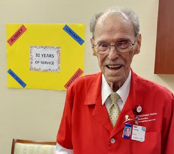 'It keeps me young,' says 96-year-old Carle volunteer