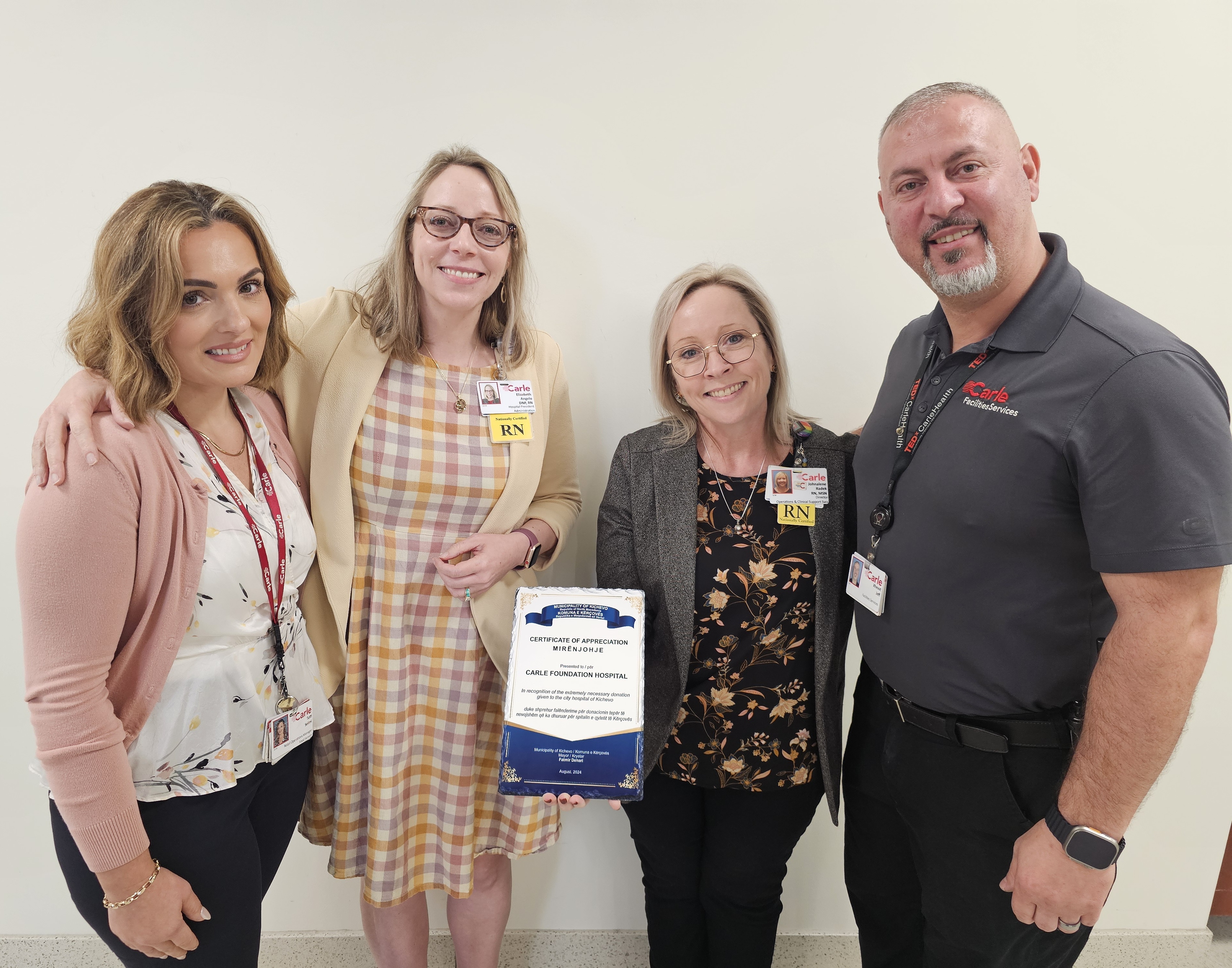 Former Carle Health hospital beds helping patients half a world away