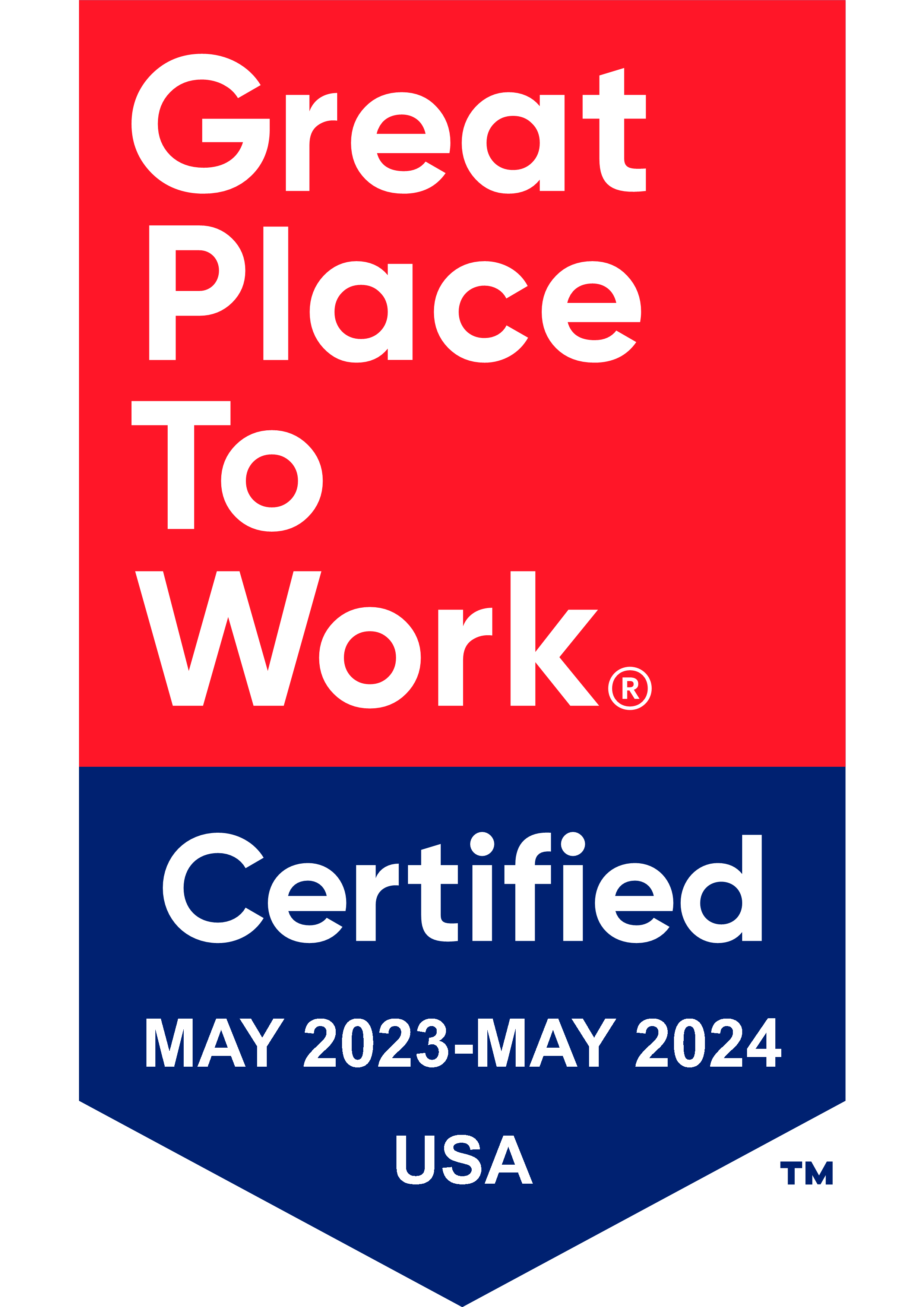 Great Place to Work Certification 2023-2024